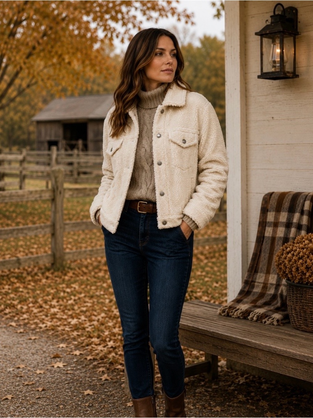 Never Worn Gap Sherpa Jacket XS